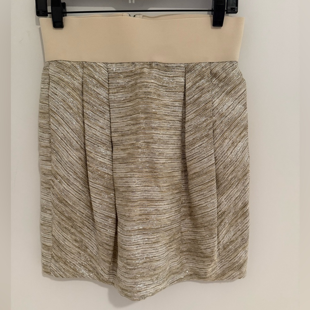 Adam Lippes Metallic Mini Skirt